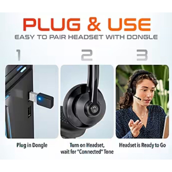 Delton 35X Wireless Noise Canceling Bluetooth Stereo Headset - Picture 6 of 11